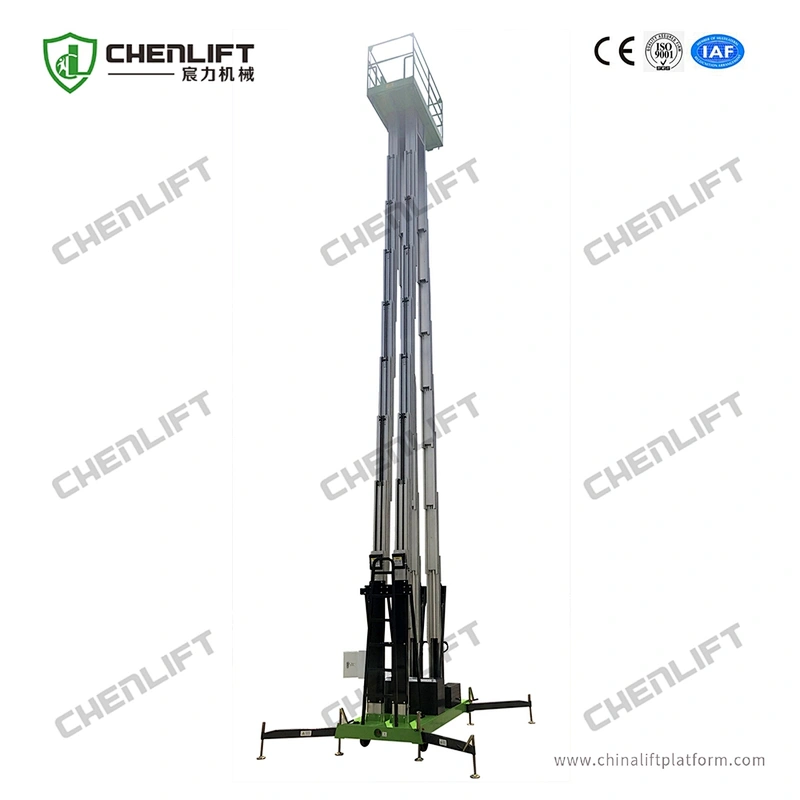 16m aluminum aerial work platform (multi mast )