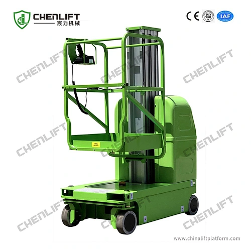 9m self-propelled vertical lifts -hydraulic turning wheel
