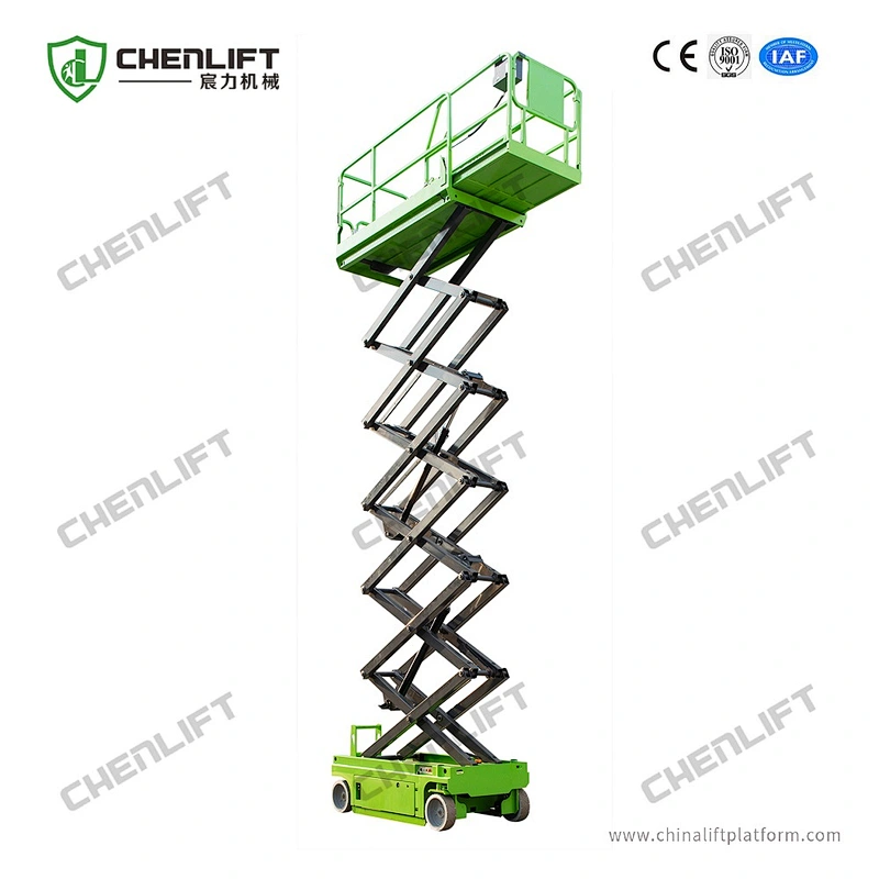 9.8m self propelled scissor lift