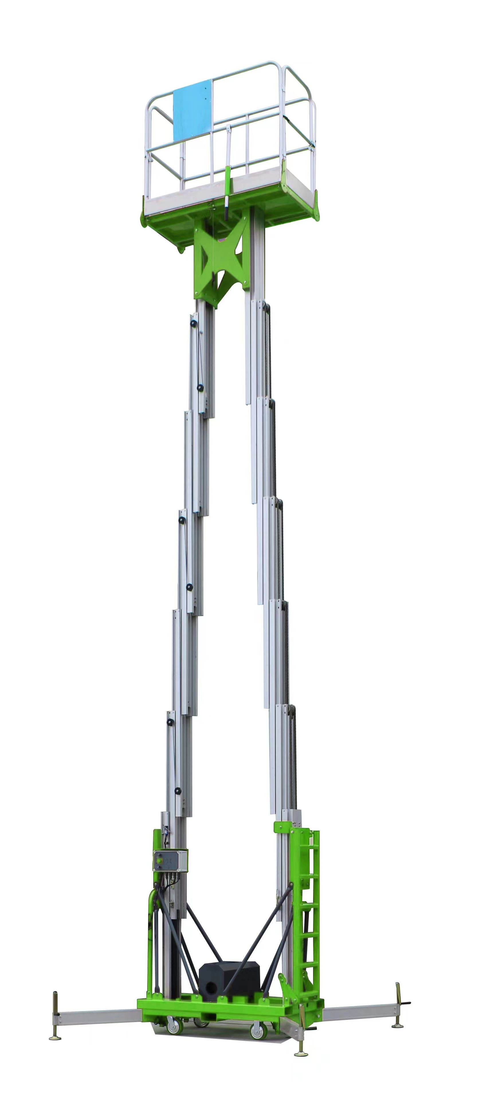 10.4m double masts vertical lift