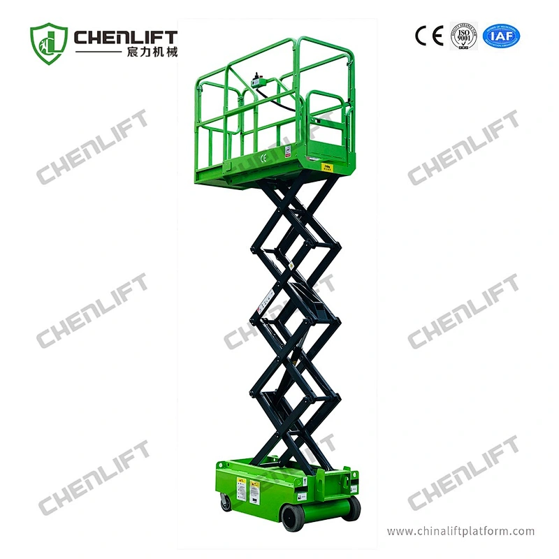 mini 3.9m self propelled scissor lift