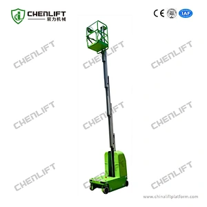 7.5m self-propelled vertical lifts-hydraulic turning wheel