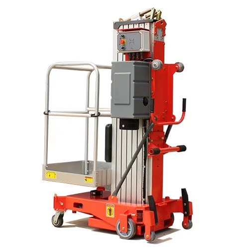 4.7m single mast vertical lift