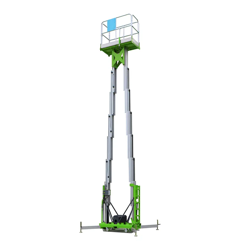 6m double masts vertical lift