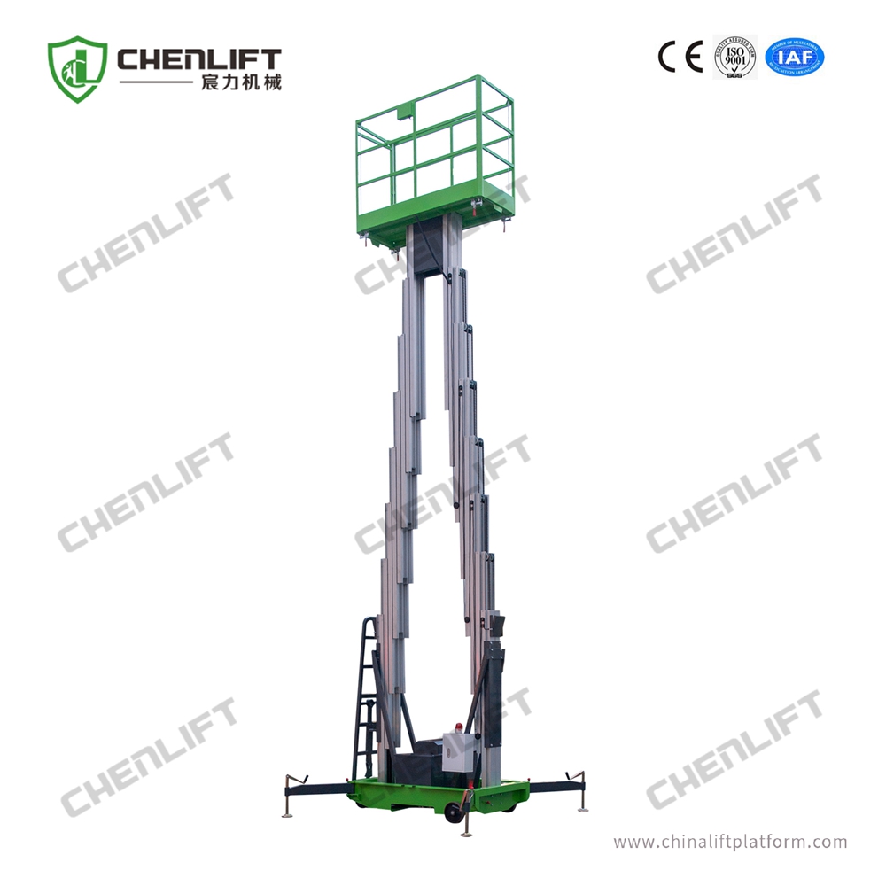 8m aluminum aerial platform (double mast)