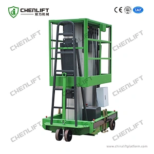 6m aluminum aerial work platform (double mast)