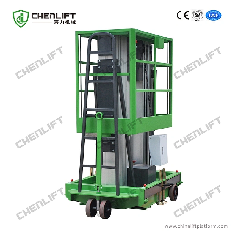 6m aluminum aerial work platform (double mast)