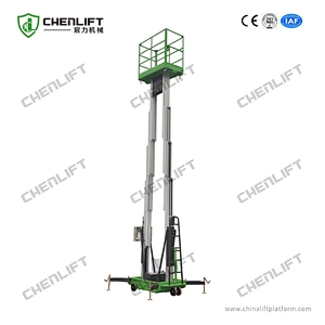 8m aluminum aerial platform (double mast)