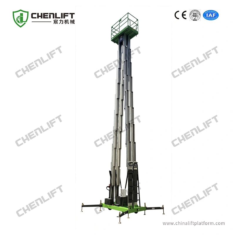 12m aluminum  aerial work platform (multi mast)
