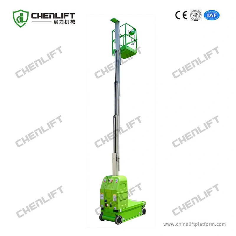 7.5m self-propelled vertical lifts-hydraulic turning wheel