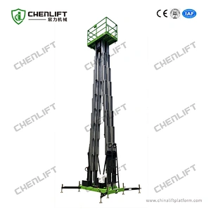 14m aluminm aerial work platform (multi mast)