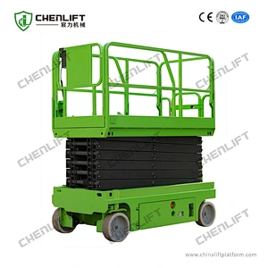 13.8m self propelled scissor lift