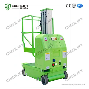 7.5m self-propelled vertical lifts-hydraulic turning wheel