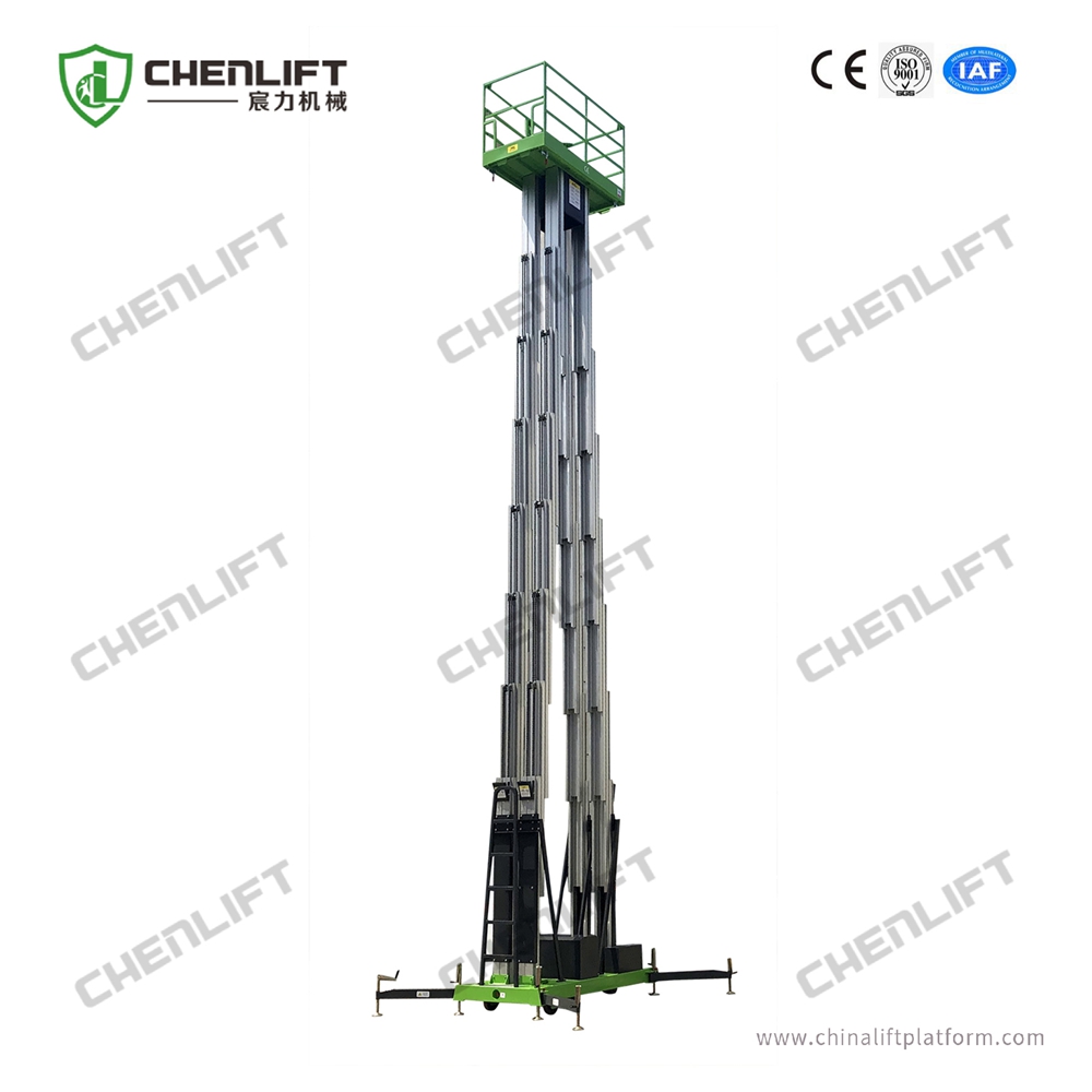 10m aluminum aerial work platform (multi mast)