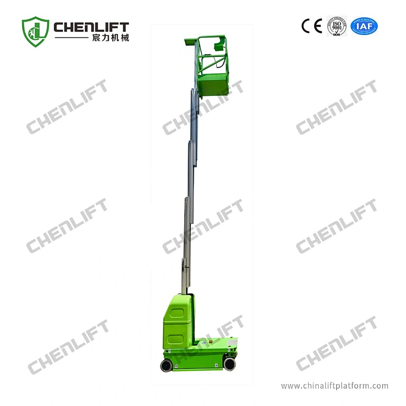 7.5m self-propelled vertical lifts-hydraulic turning wheel