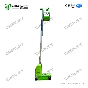 7.5m self-propelled vertical lifts-hydraulic turning wheel