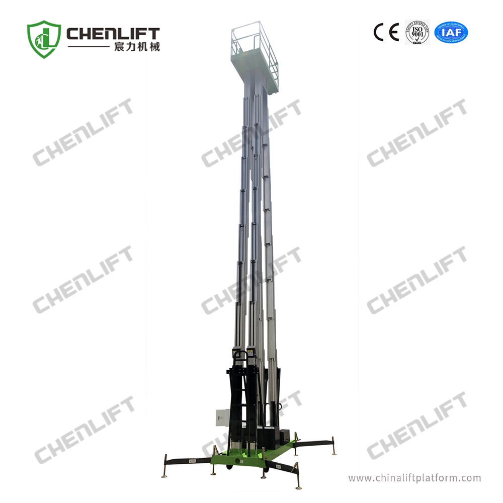 18m aluminum aerial work platform (multi mast)