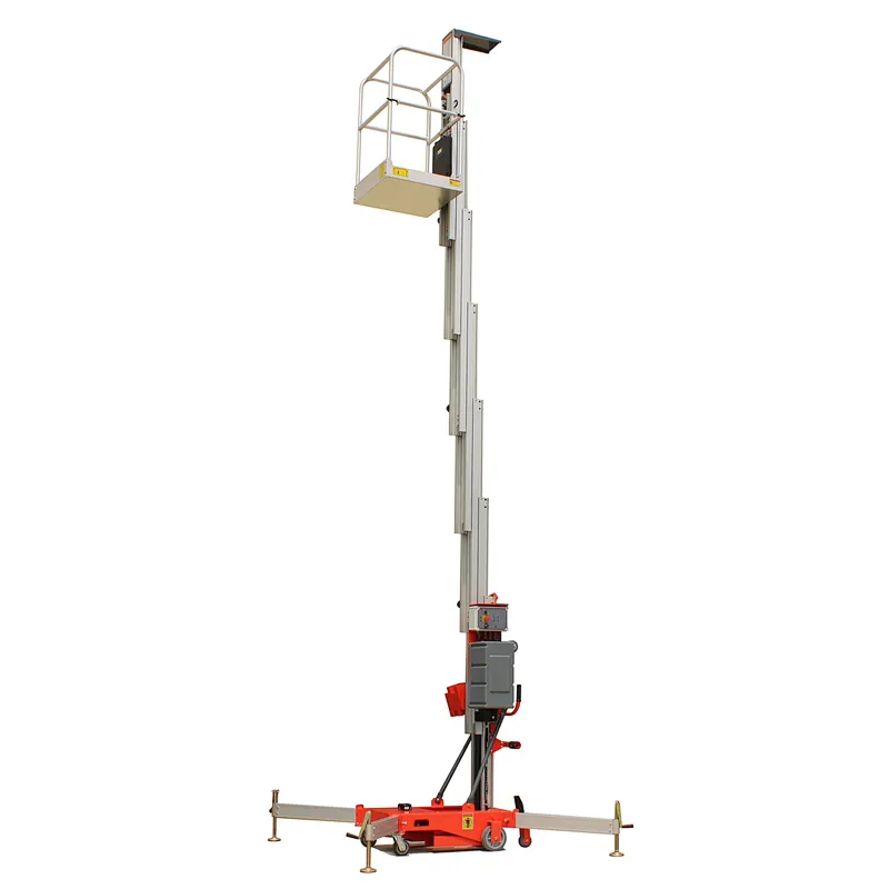 9.2m single mast vertical lift
