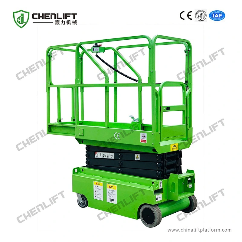 mini 3.9m self propelled scissor lift