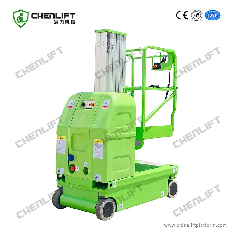 7.5m self-propelled vertical lifts-hydraulic turning wheel