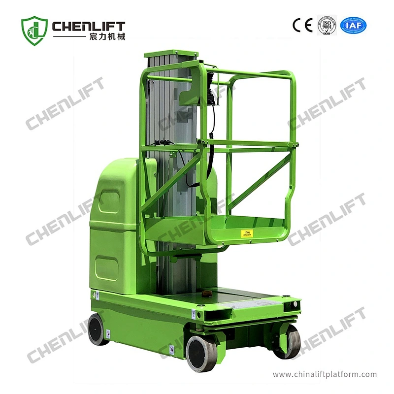 7.5m self-propelled vertical lifts-hydraulic turning wheel