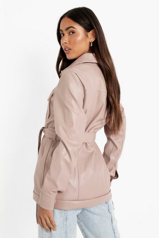 mocha-beige-high-shine-belted-faux-leather-Shancket
