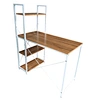 study table with bookshelf