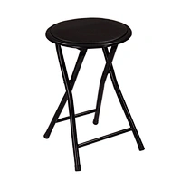 folding stool with footrest