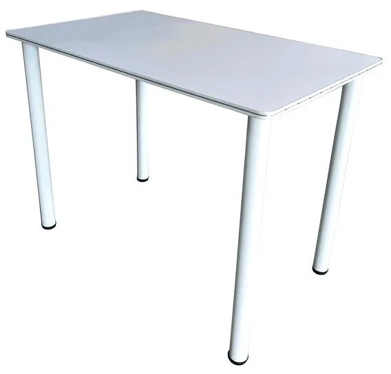 white office desk