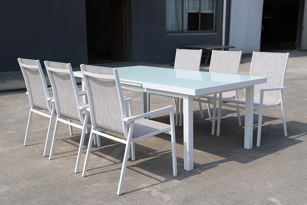 aluminum dining set