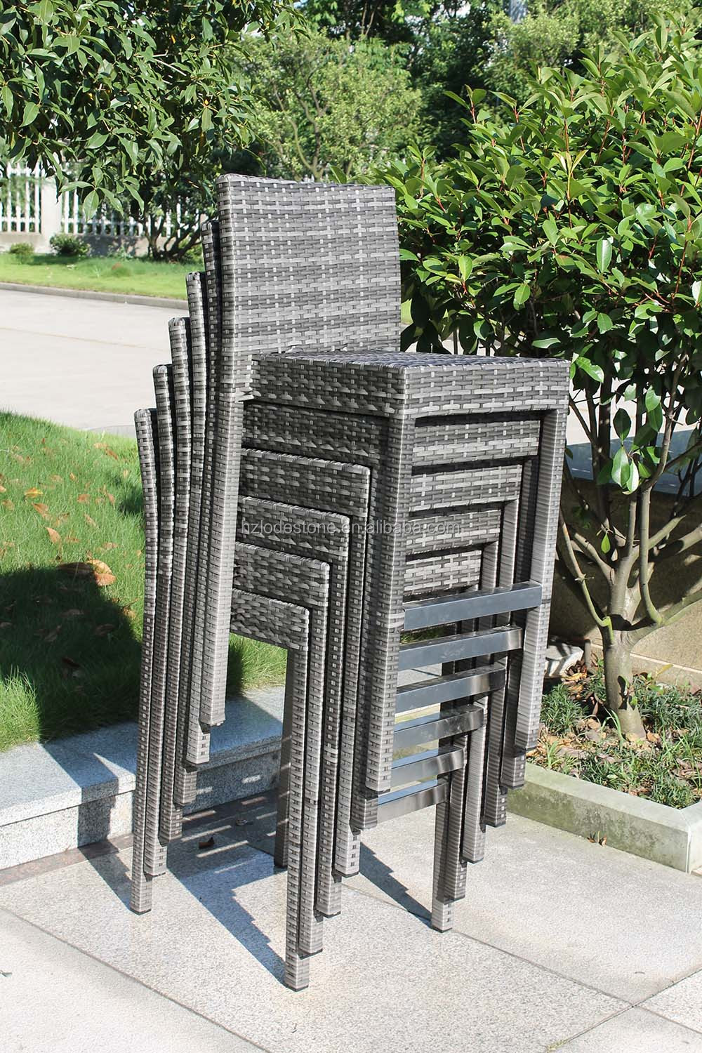 rattan garden bar set