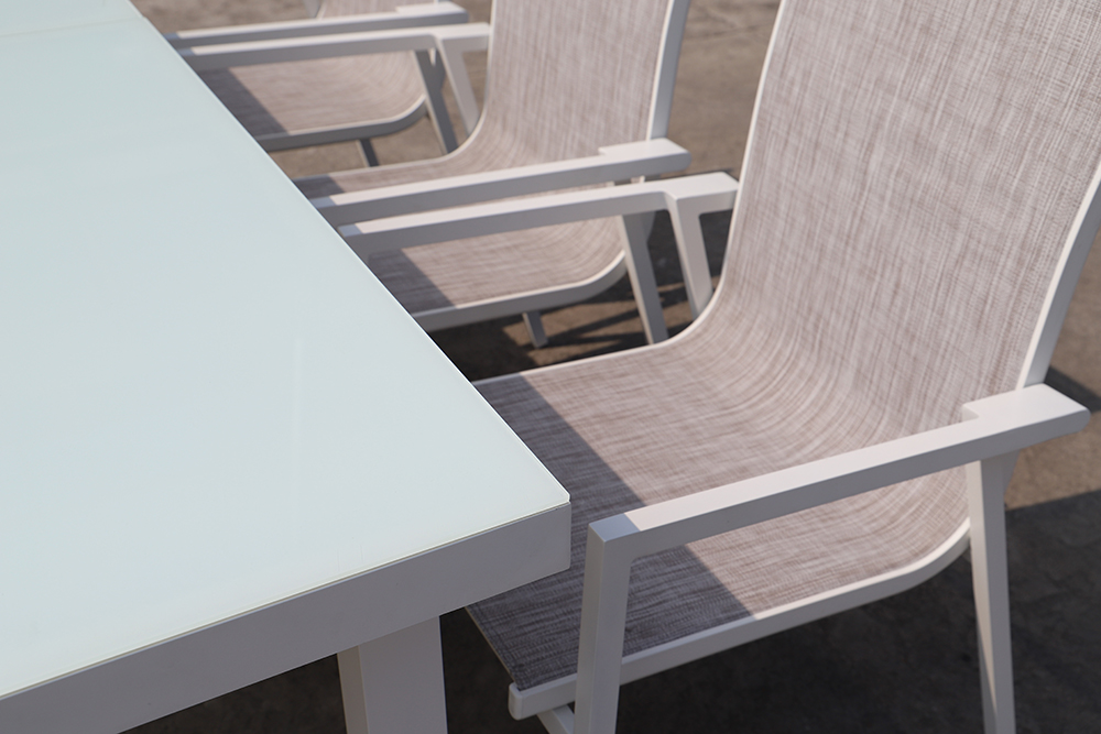 aluminum dining set