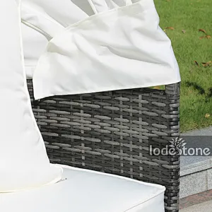 rattan woven daybed
