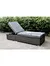 rattan lounger