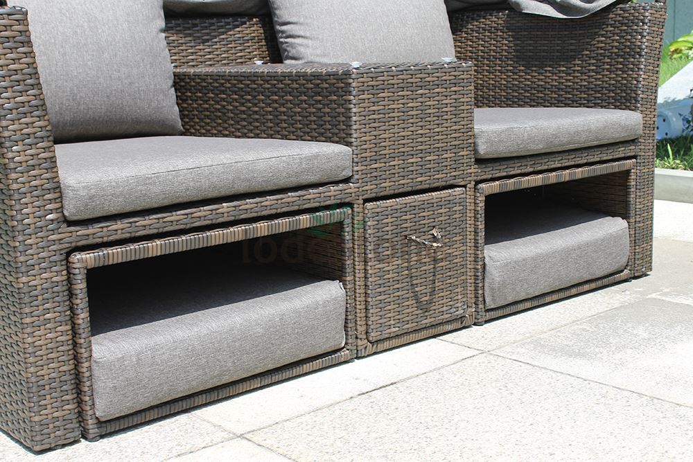 garden sofa with canopy