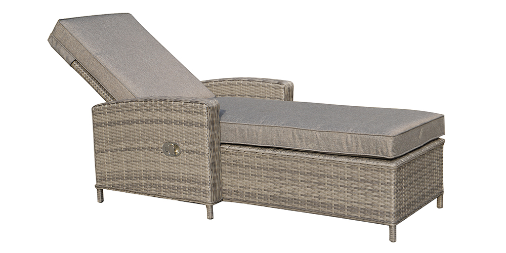 rattan sun lounger