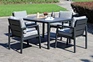 5pcs aluminum dining set