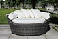 rattan sunbed lounger