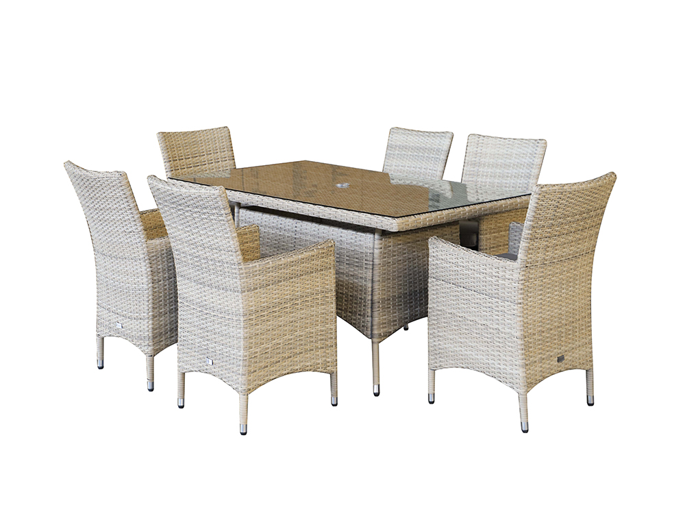 rattan table and chairs