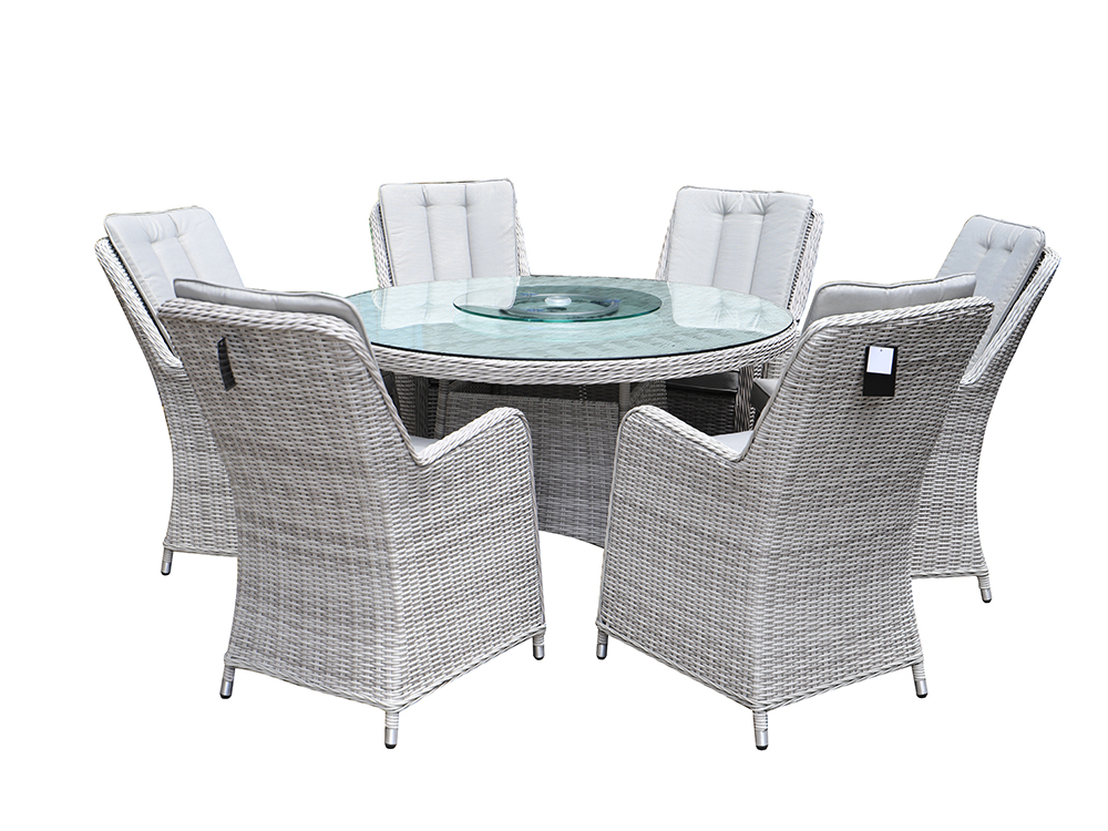 rattan garden dining set