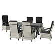 rattan recliner chair