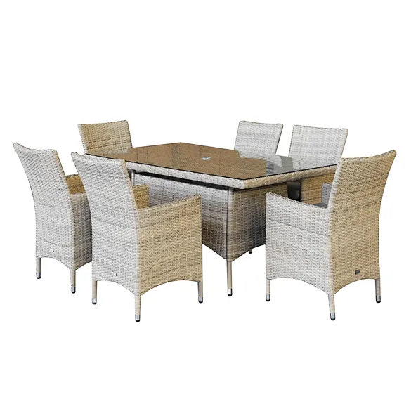 rattan table and chairs
