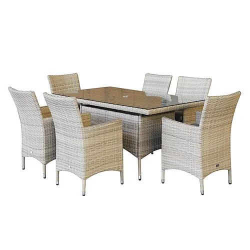 rattan table and chairs