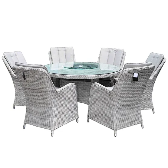 rattan garden dining set