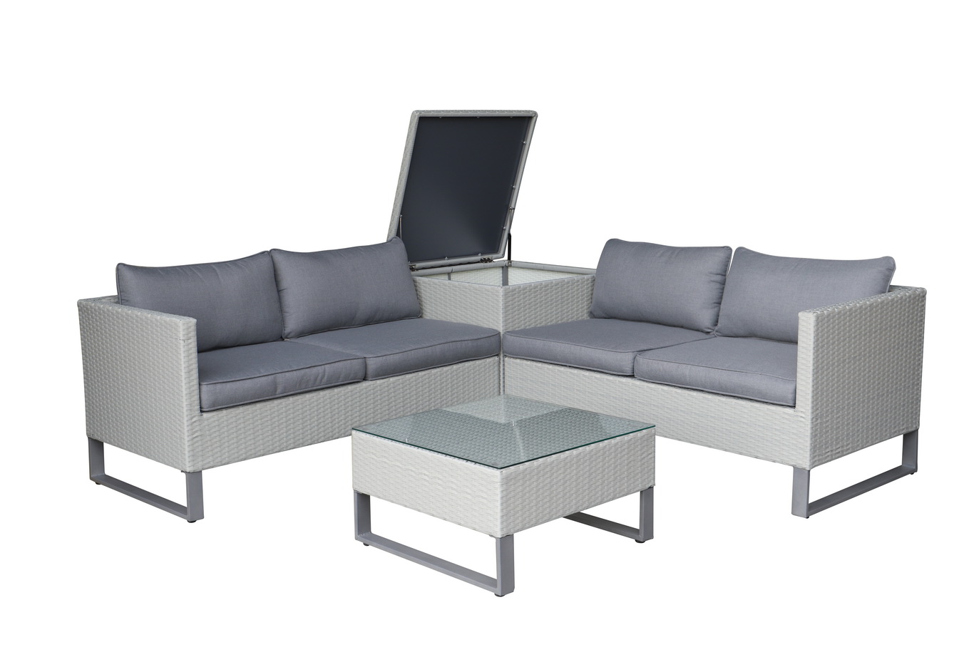 rattan sofa set