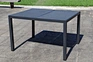 aluminum dining set aluminium garden table with spray stone glass
