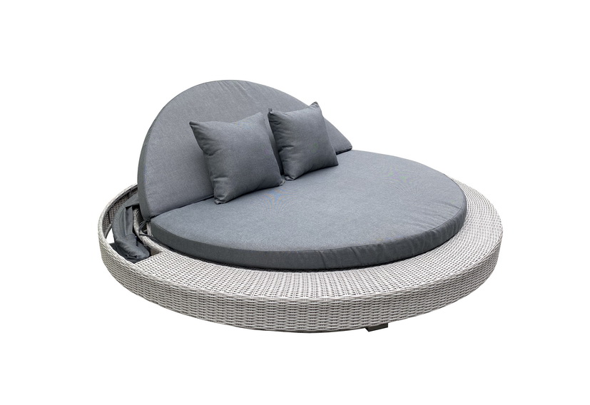 round rattan daybed
