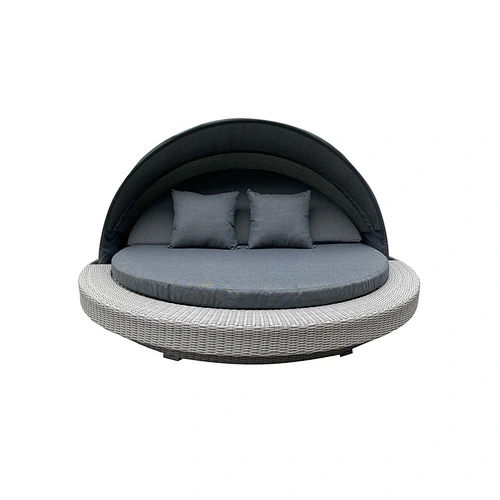 round rattan daybed