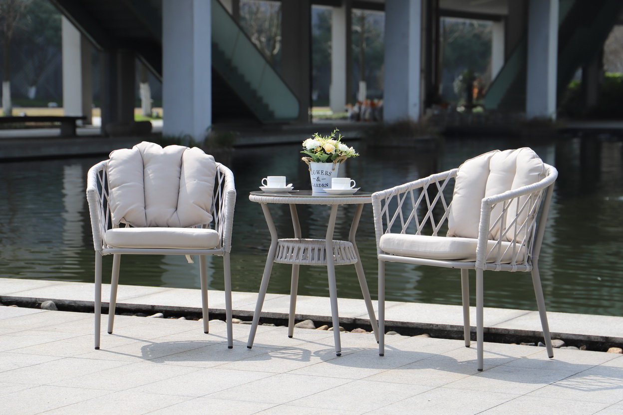 outdoor rope bistro set