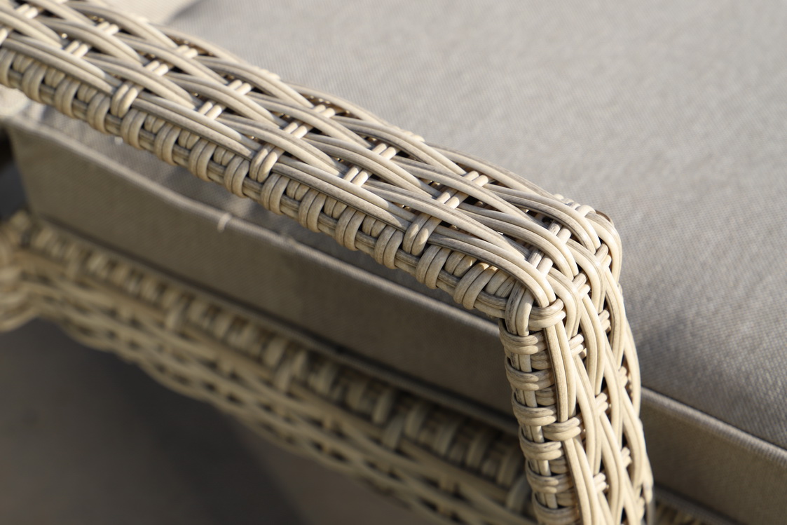 rattan sun lounger